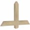 Ekena Millwork Eugene Rough Sawn Timber Gable Bracket, Douglas Fir, 36"W x 21"H x 2"D x 4"F, 14/12 Pitch GBW036X21X0204EUG00RDF - alternate 3